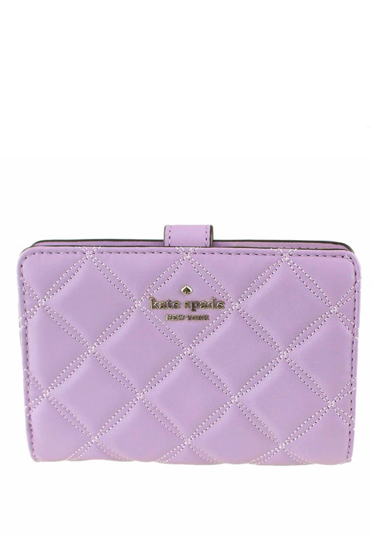 Kate Spade Natalia Medium Compact Bifold Wallet - Light Purple