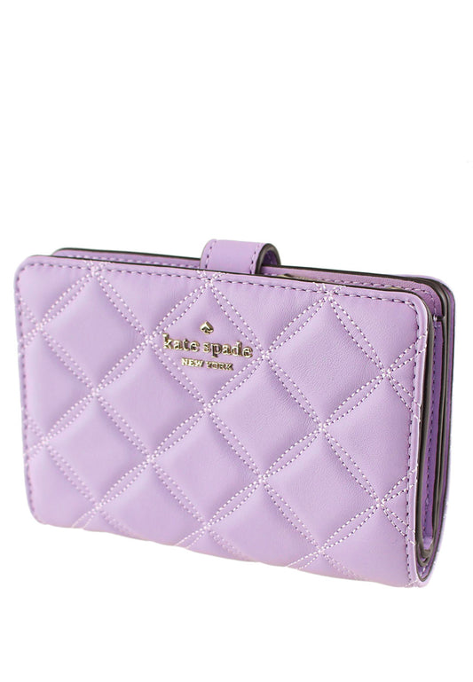 Kate Spade Natalia Medium Compact Bifold Wallet - Light Purple