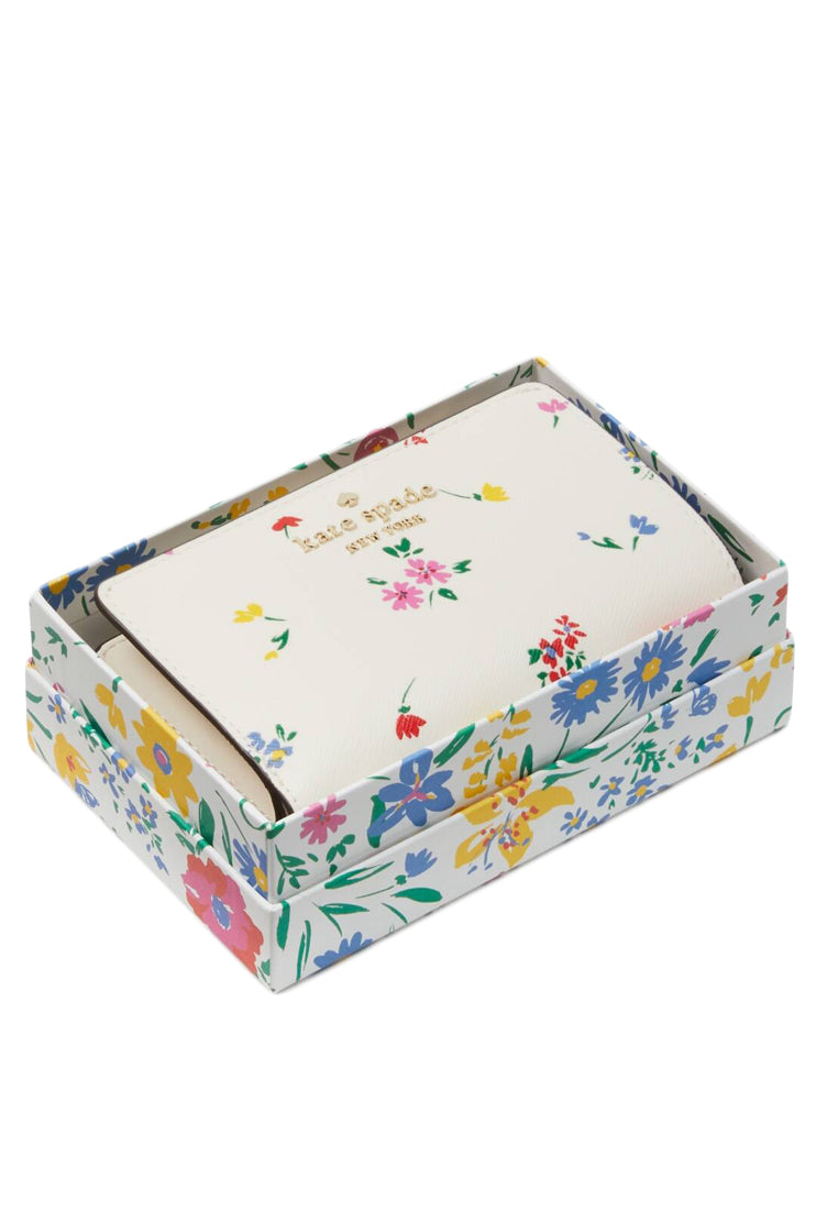 Kate Spade Staci Garden Bouquet Boxed Medium Compartment Wallet