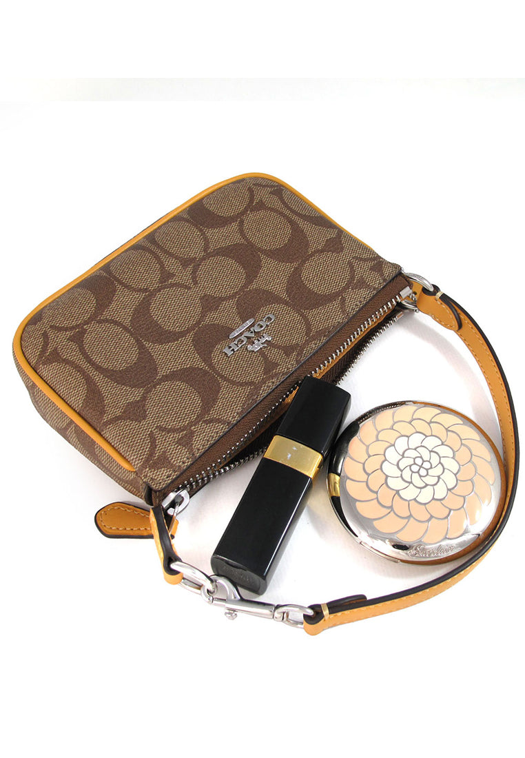 Coach Nolita 15 in Signature Canvas - Brown/Honeycomb