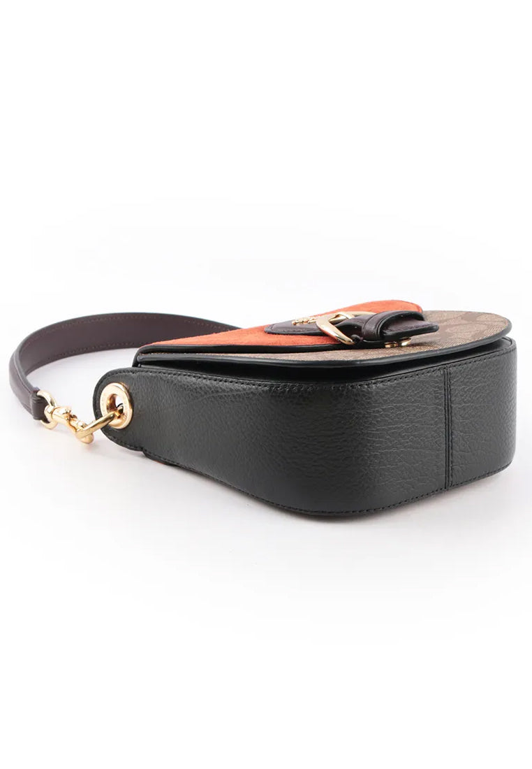 Coach Kleo Shoulder Bag 17 In Colorblock - Brown