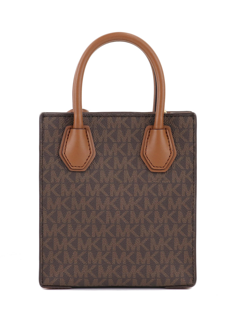 Michael Kors Mercer Extra-Small Signature Crossbody Bag - Brown