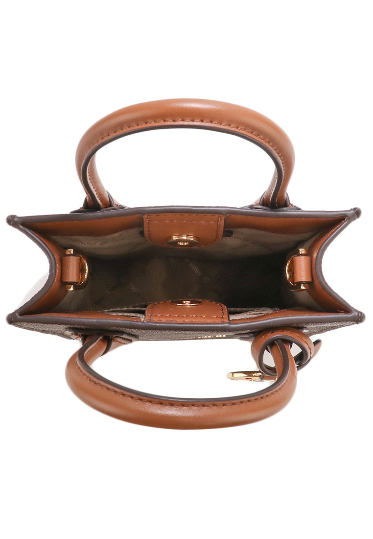 Michael Kors Mercer Extra-Small Signature Crossbody Bag - Brown