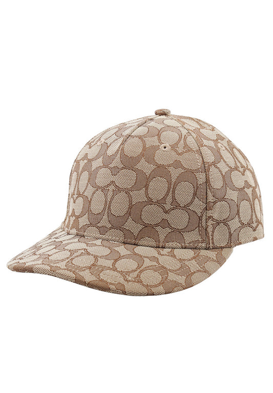 Coach Signature Jacquard Baseball Hat - Brown