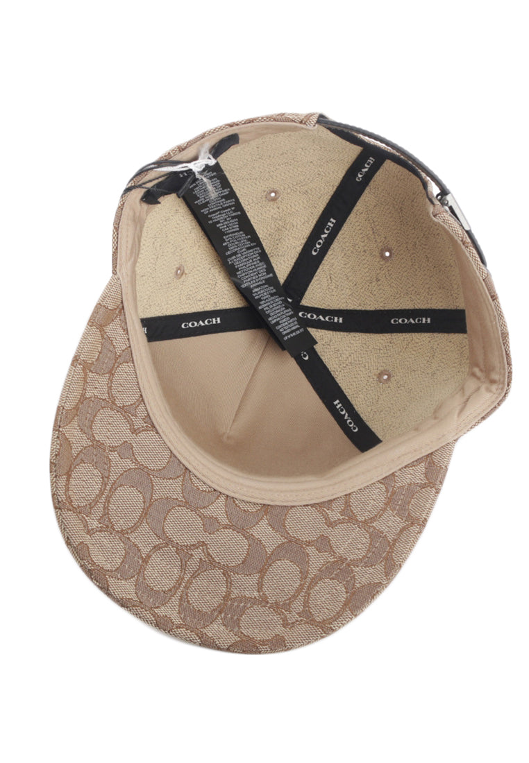 Coach Signature Jacquard Baseball Hat - Brown