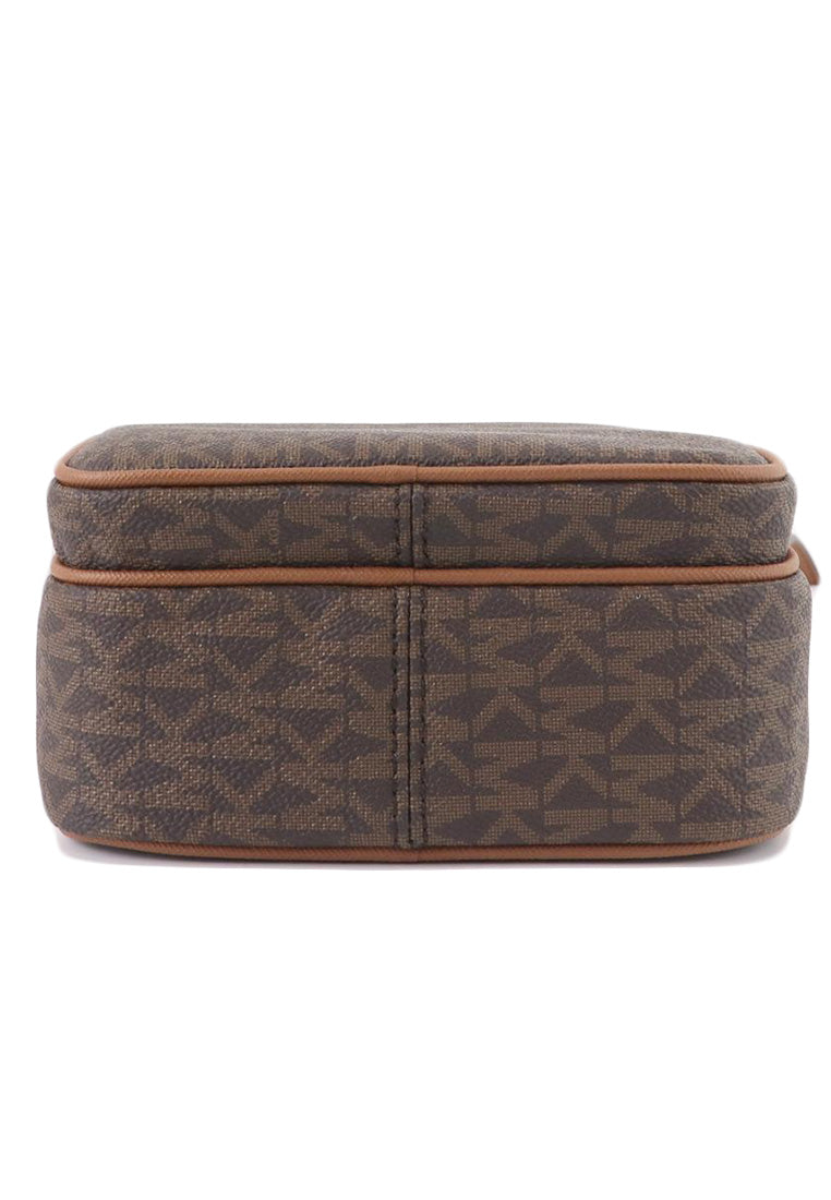Michael Kors Jet Set Travel Medium Logo Crossbody Bag - Brown