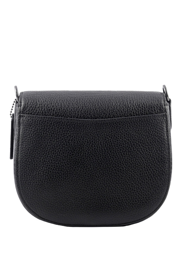 Coach Morgan Saddle Bag - Gunmetal/Black