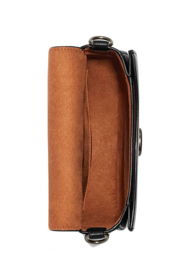 Coach Morgan Saddle Bag - Gunmetal/Black
