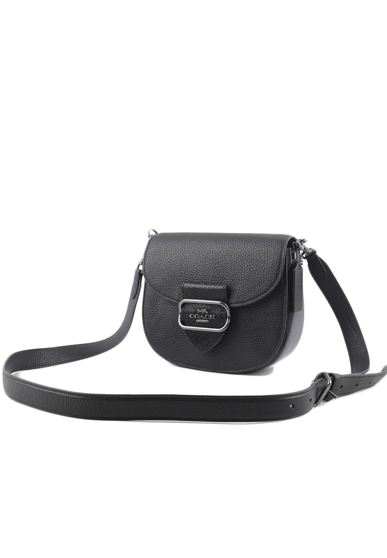 Coach Morgan Saddle Bag - Gunmetal/Black