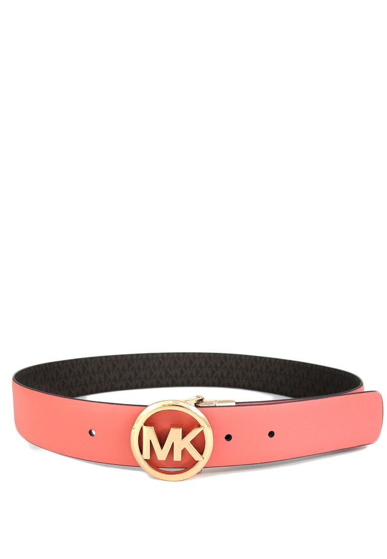 Michael Kors Twist Reversible Women Belt in Signature - Brown