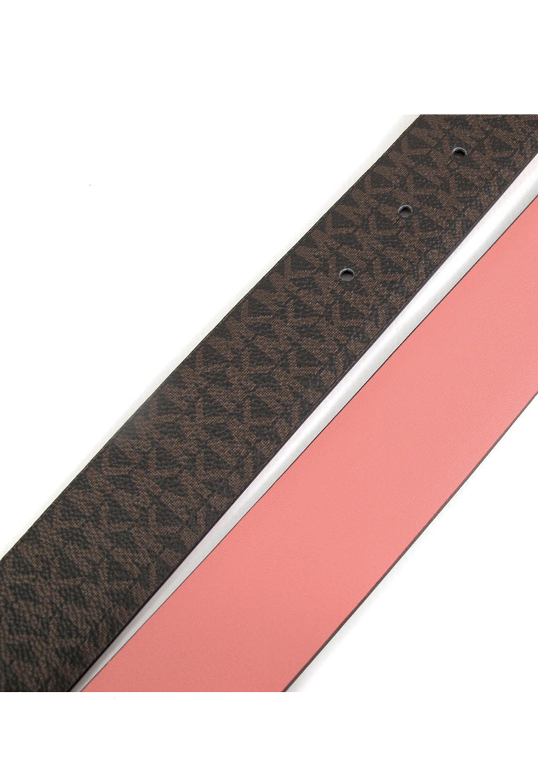 Michael Kors Twist Reversible Women Belt in Signature - Brown