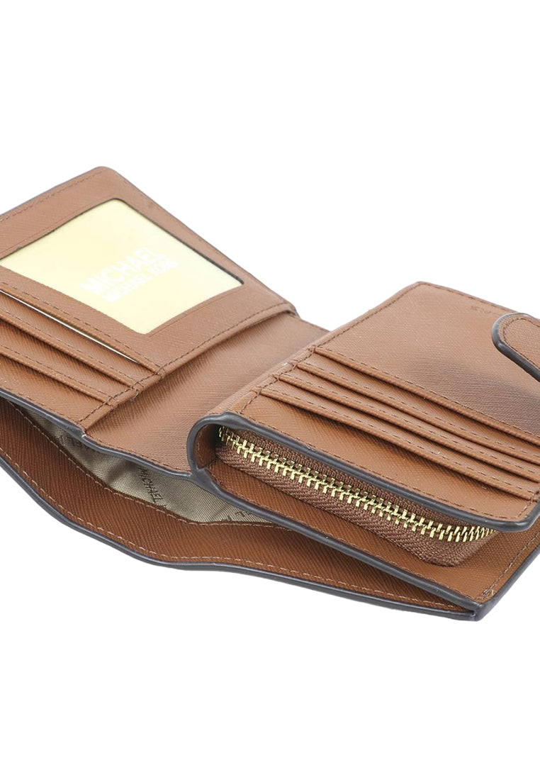 Michael kors jet set travel wallet brown clearance