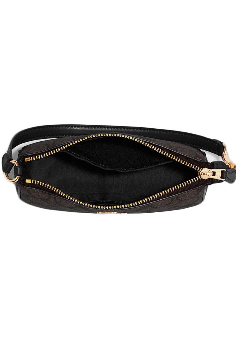 Coach Nolita 19 In Signature Canvas - Dark Brown
