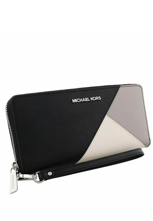 Michael Kors Jet Set Travel Colorblock Large Continental Wallet - Black/Multi