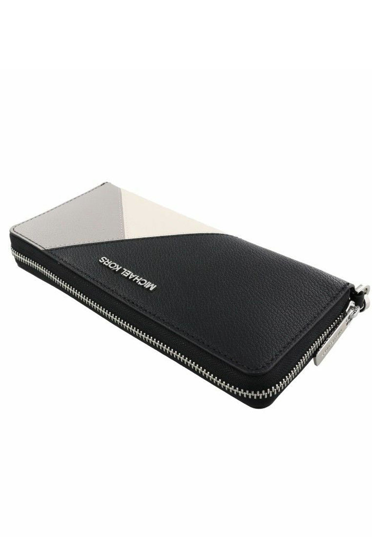Michael Kors Jet Set Travel Colorblock Large Continental Wallet - Black/Multi
