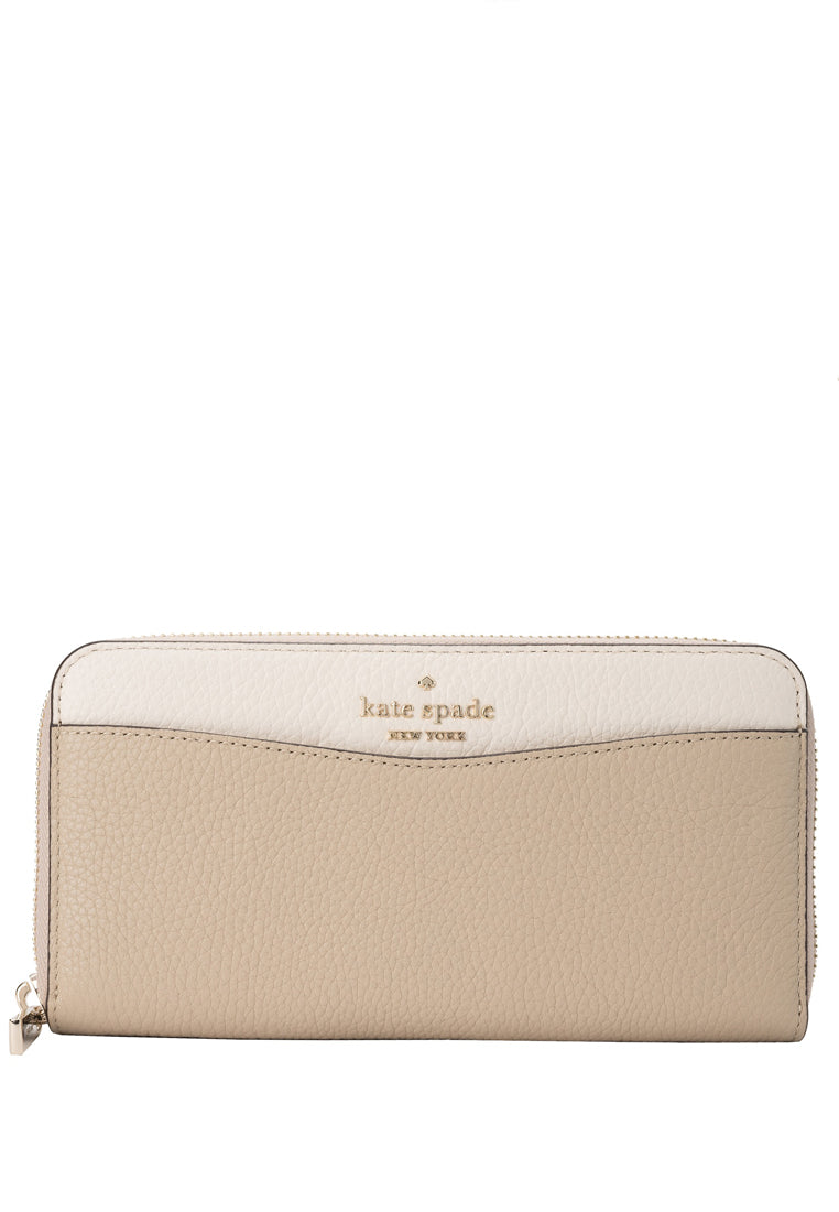 Kate Spade Leila Large Continental Wallet - Light Sand