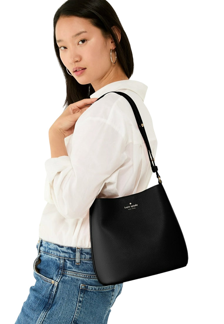 Kate Spade Julia Medium Bucket Bag - Black