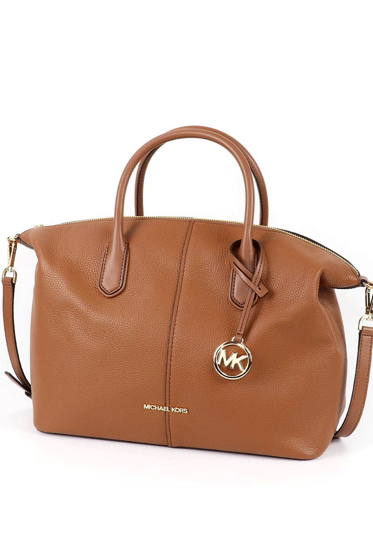 Michael Kors Hyde Large Satchel - Brown