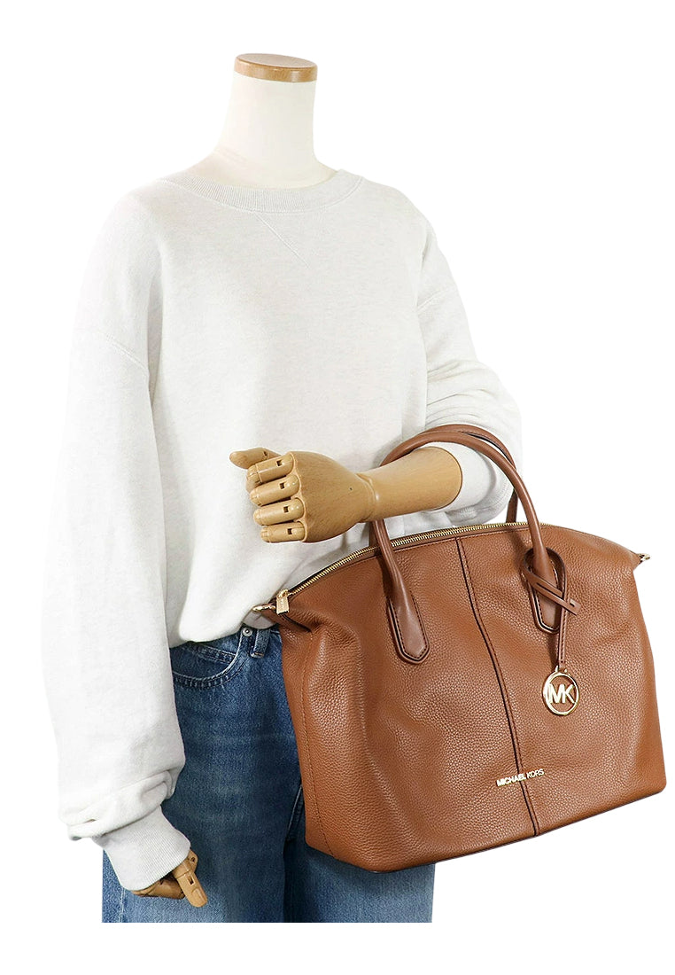 Michael Kors Hyde Large Satchel - Brown