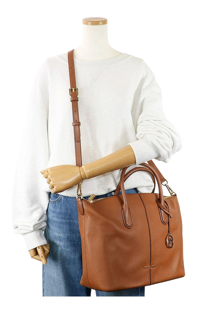 Michael Kors Hyde Large Satchel - Brown