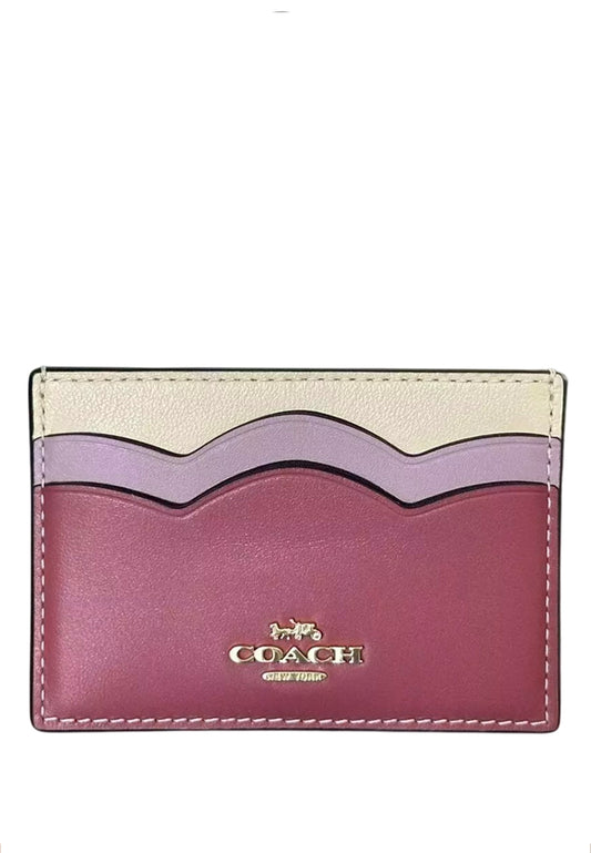 Coach Petal Card Case - Light Raspberry
