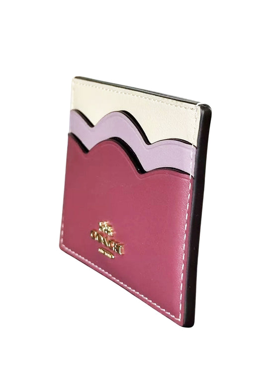 Coach Petal Card Case - Light Raspberry