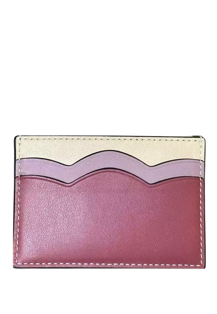 Coach Petal Card Case - Light Raspberry