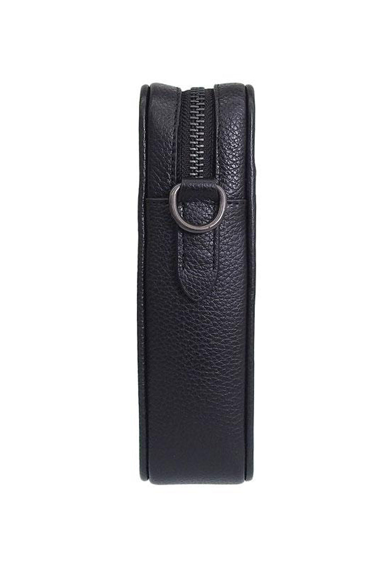 Coach Mens Sullivan Crossbody In Signature Canvas - Walnut/Black