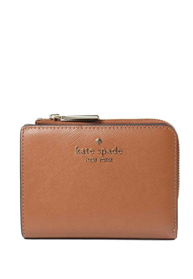 Kate Spade Madison Small L-Zip Wallet - Brown
