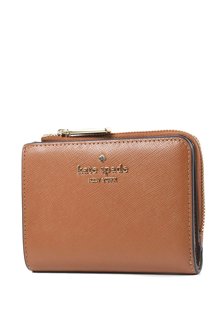Kate Spade Madison Small L-Zip Wallet - Brown