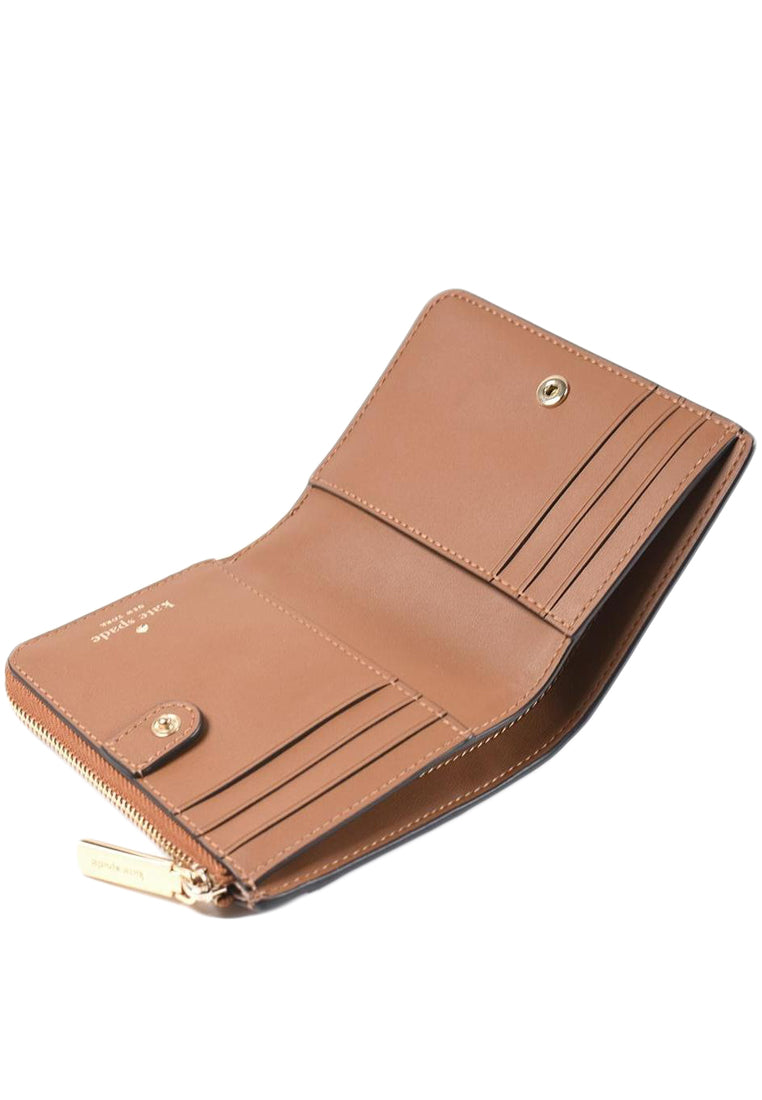Kate Spade Madison Small L-Zip Wallet - Brown