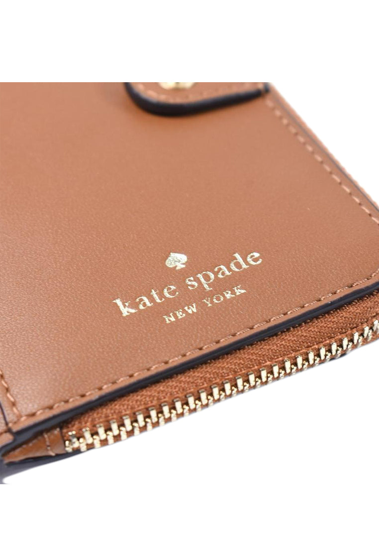 Kate Spade Madison Small L-Zip Wallet - Brown