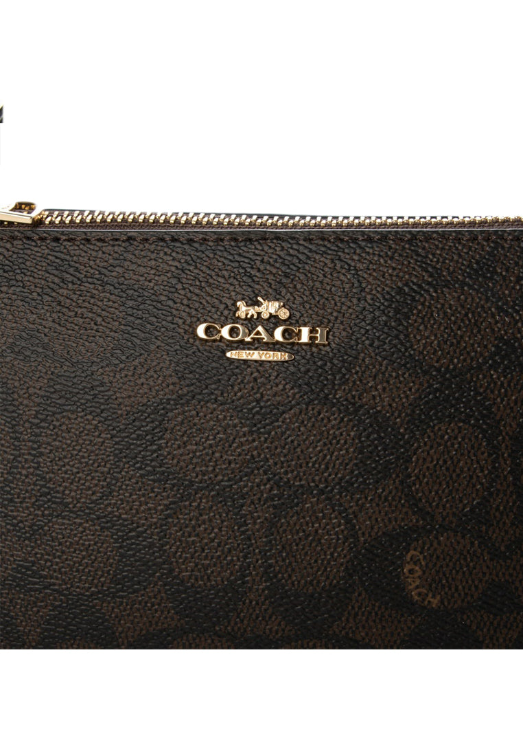 Coach Nolita 19 In Signature Canvas - Walnut Black