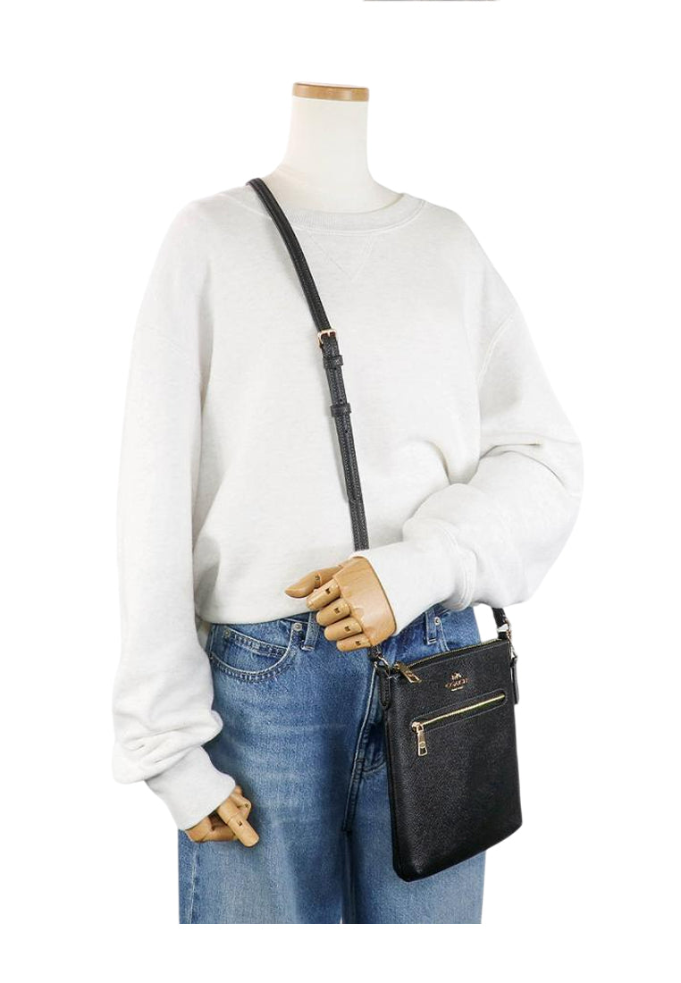 Coach Mini Rowan File Bag - Black