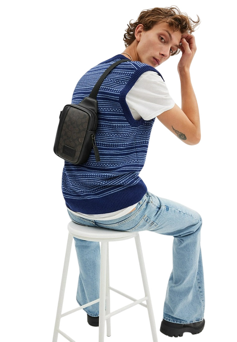 coach edge backpack in signature canvas Coach Mens Edge L Pack In Signature Canvas