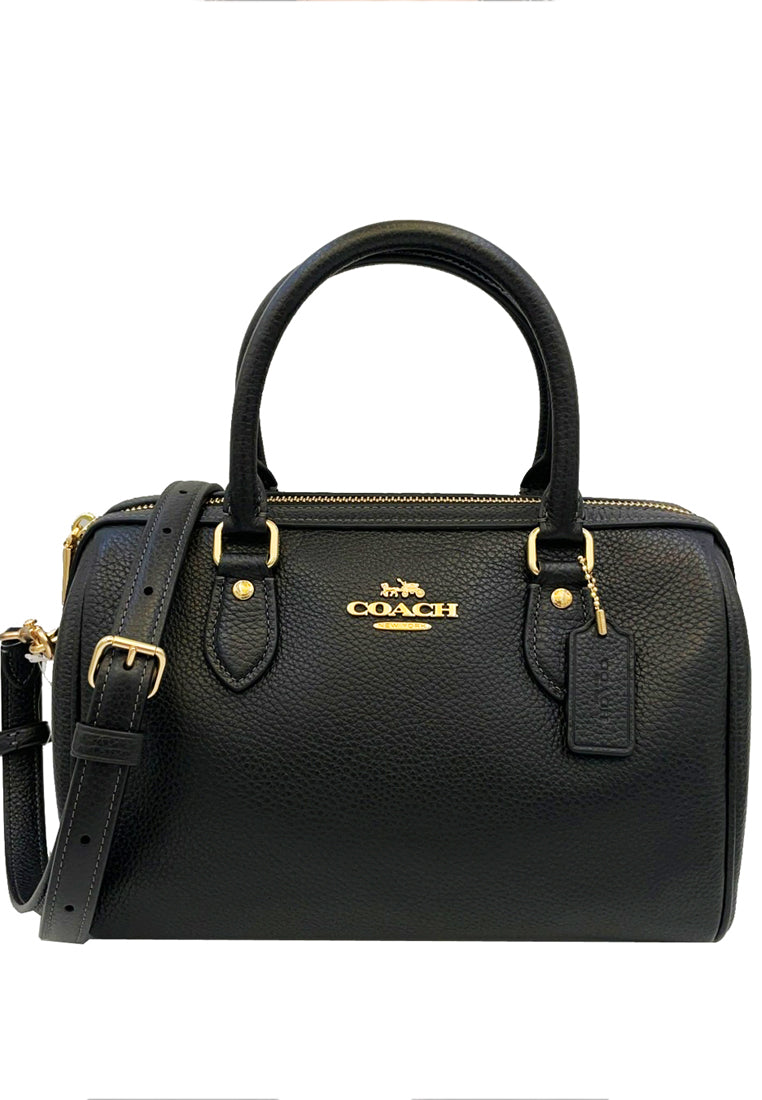 Coach Rowan Satchel Bag - Black