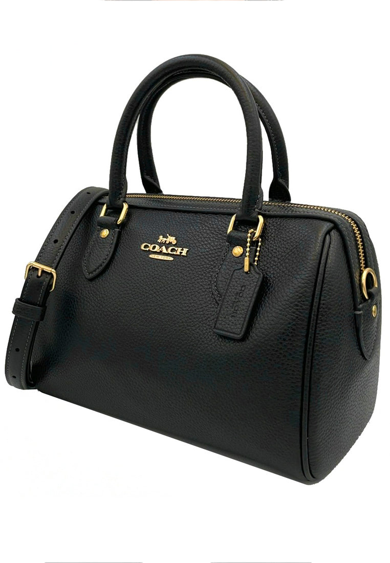Coach Rowan Satchel Bag - Black