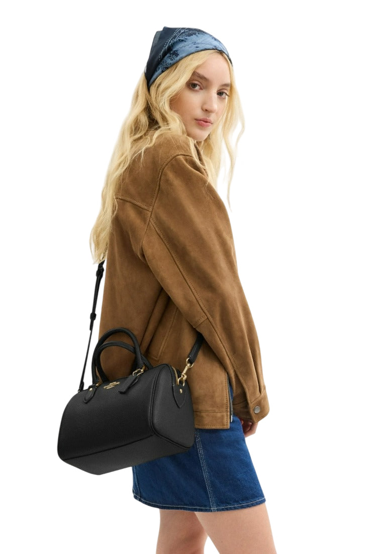 Coach Rowan Satchel Bag - Black