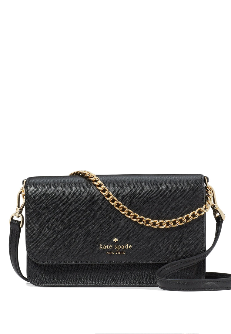Kate Spade Madison Small Flap Crossbody - Black