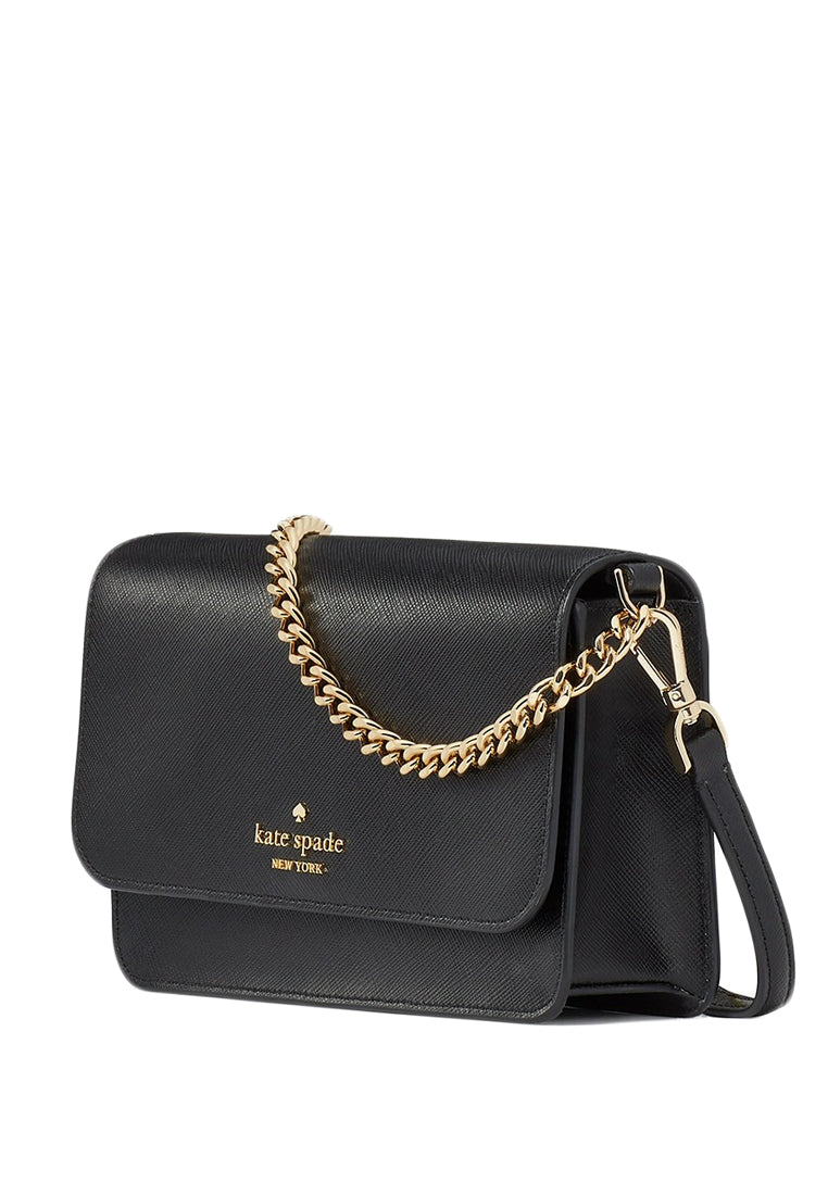 Kate Spade Madison Small Flap Crossbody - Black