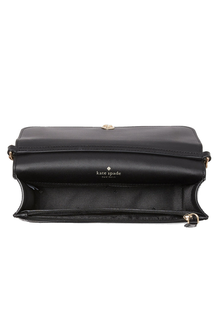 Kate Spade Madison Small Flap Crossbody - Black