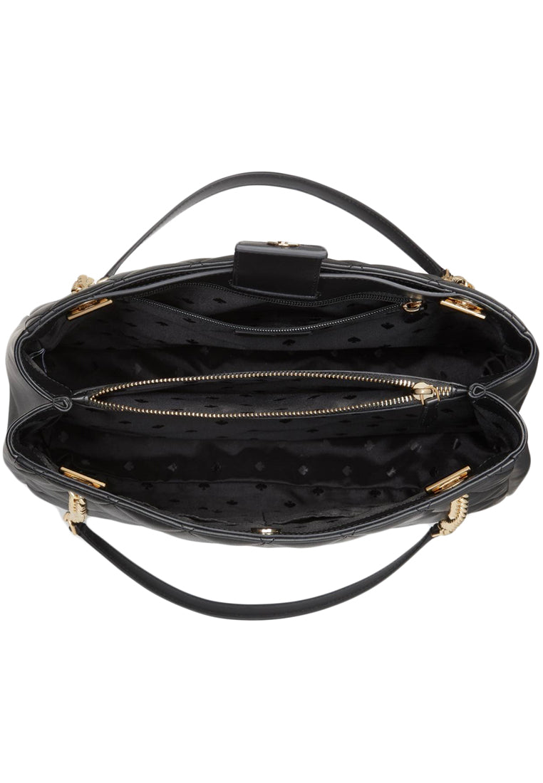 Kate Spade Carey Quilted Tote - Black