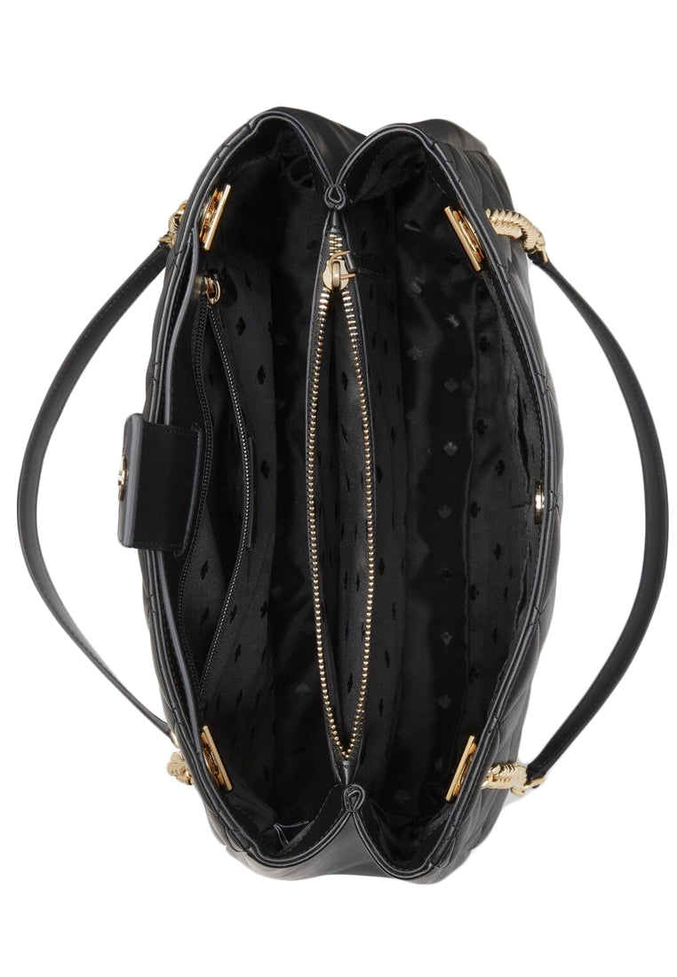 Kate Spade Carey Quilted Tote - Black
