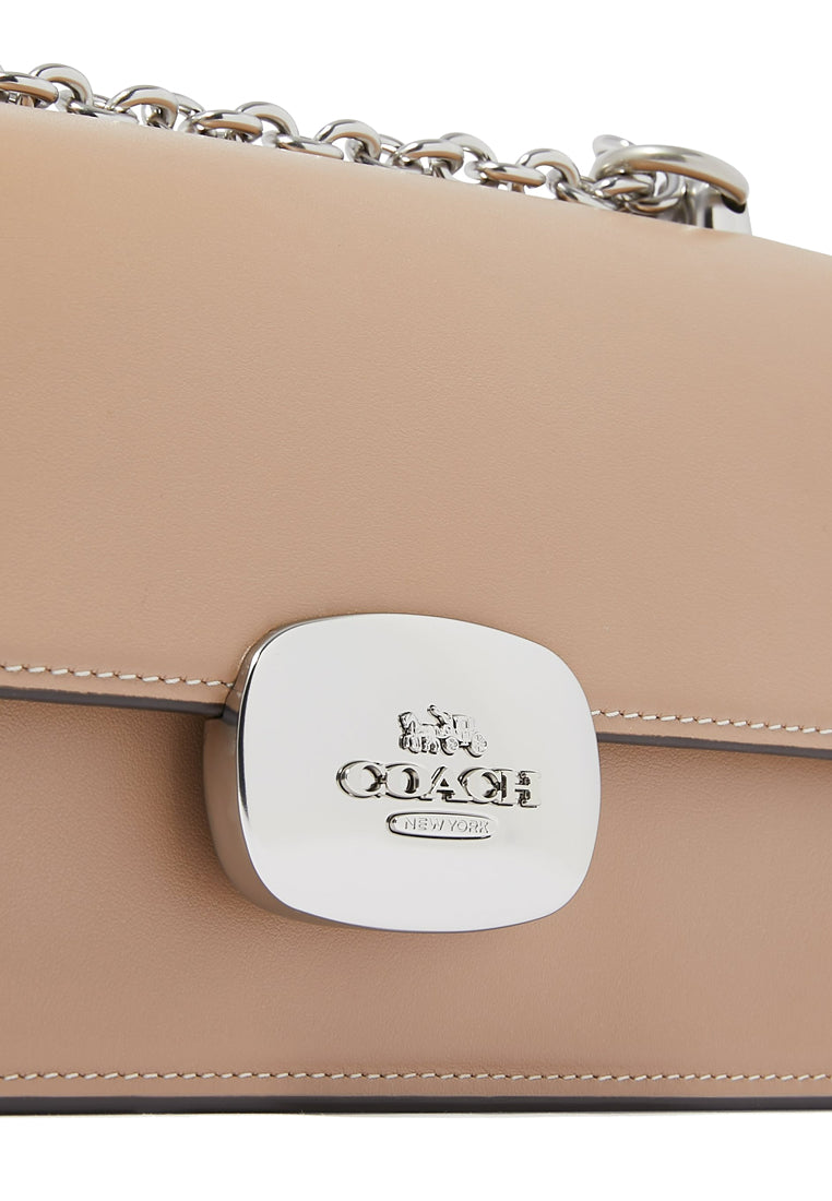 Coach Eliza Flap Crossbody Bag - Beige