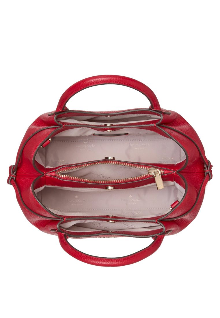 Kate Spade Dumpling Small Satchel - Perfect Cherry