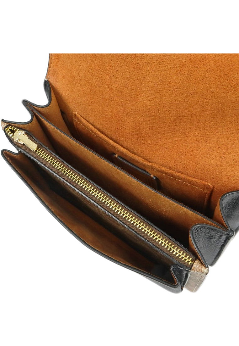 Coach Mini Klare Crossbody Bag In Signature Canvas - Tan/Black