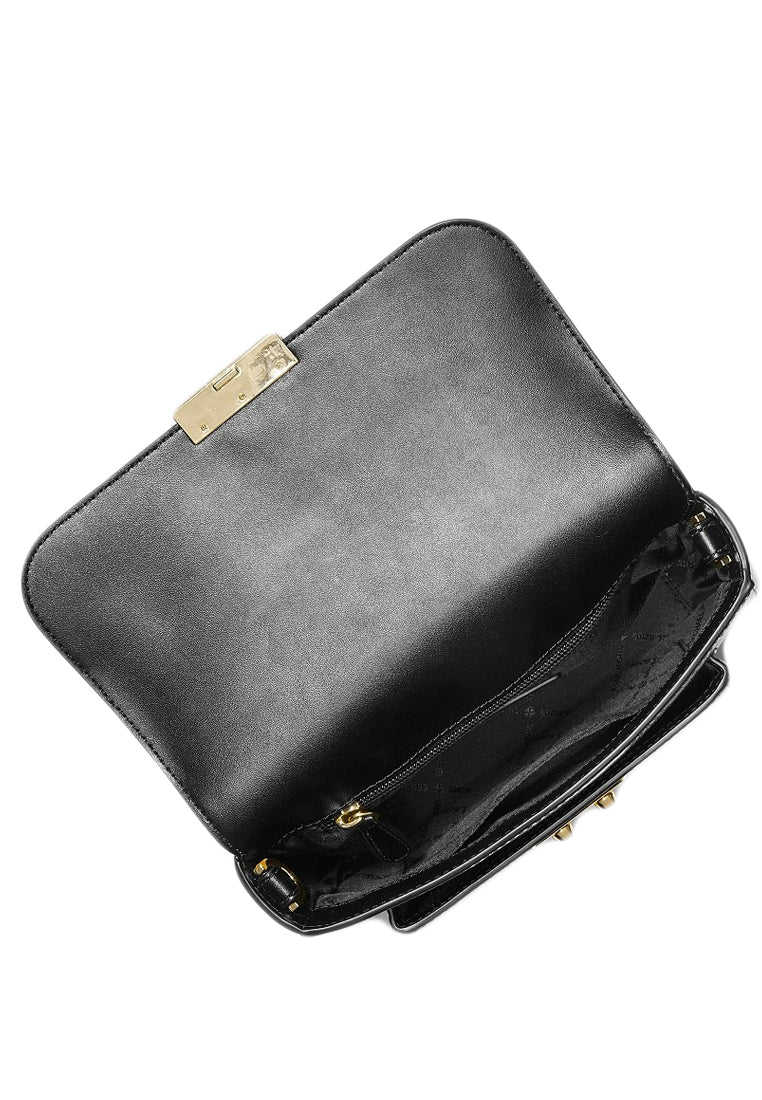 Michael Kors Sloan Editor Medium Logo Shoulder Bag - Black