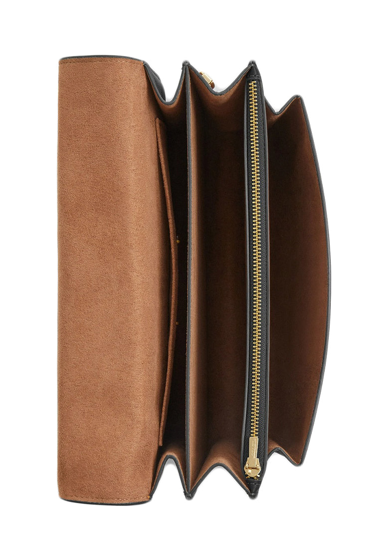 Coach Klare Top Handle Bag In Signature Canvas - Walnut/Black