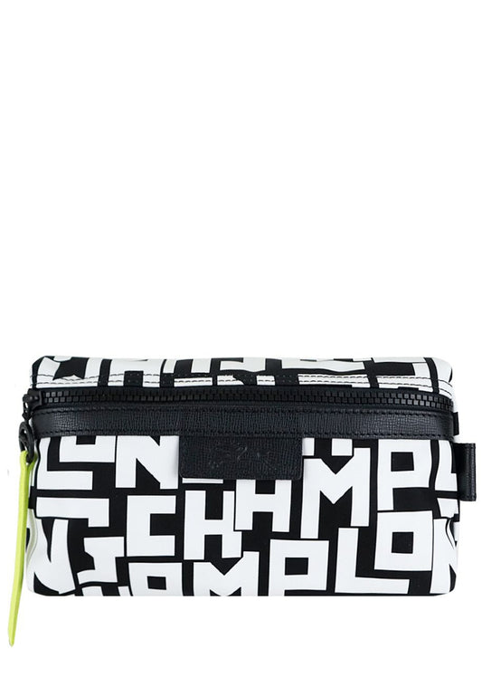 Longchamp Le Pliage LGP Belt Bag - White/Black