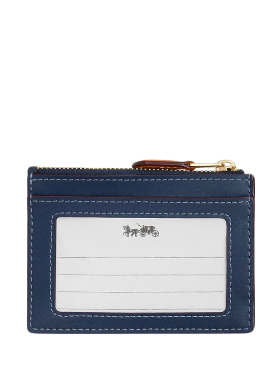 Coach Mini Skinny ID Case In Signature Denim - Denim